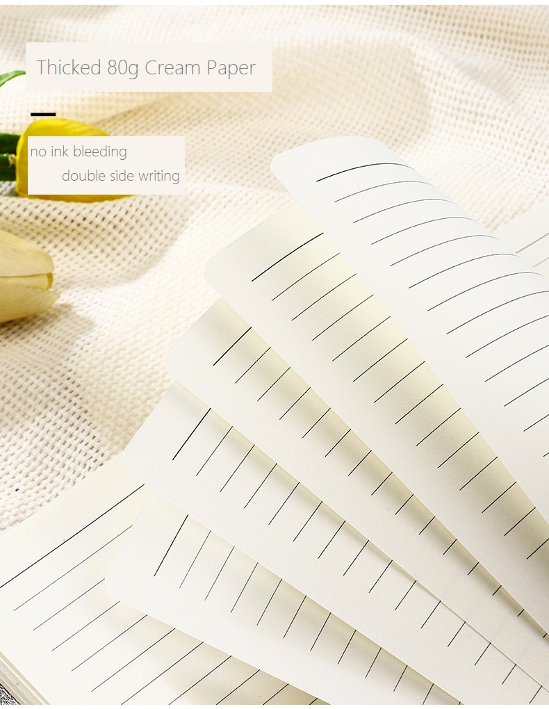 Cloth-Bound Notebook for Creative Souls <000000> Dreamy Thoughts 11
