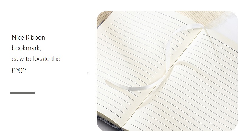 Cloth-Bound Notebook for Creative Souls <000000> Dreamy Thoughts 14