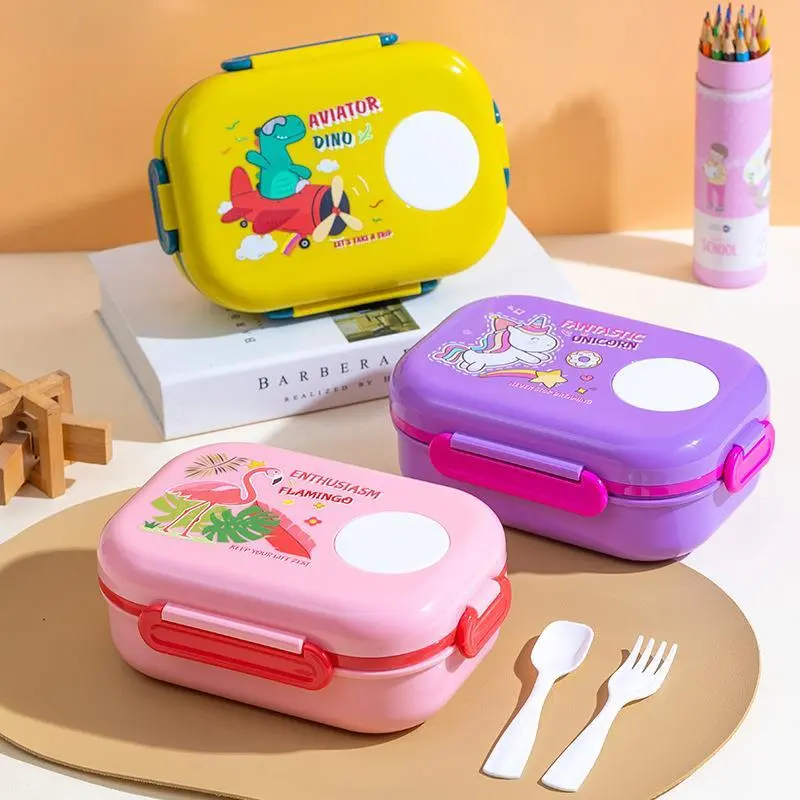 Hot Selling Lunch Box, Microwave Ready Children's Cartoon Lunch Box 1