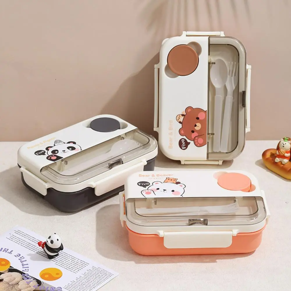 INS Style Multi Compartment Bento Box, Stylish Student Lunch Box 1