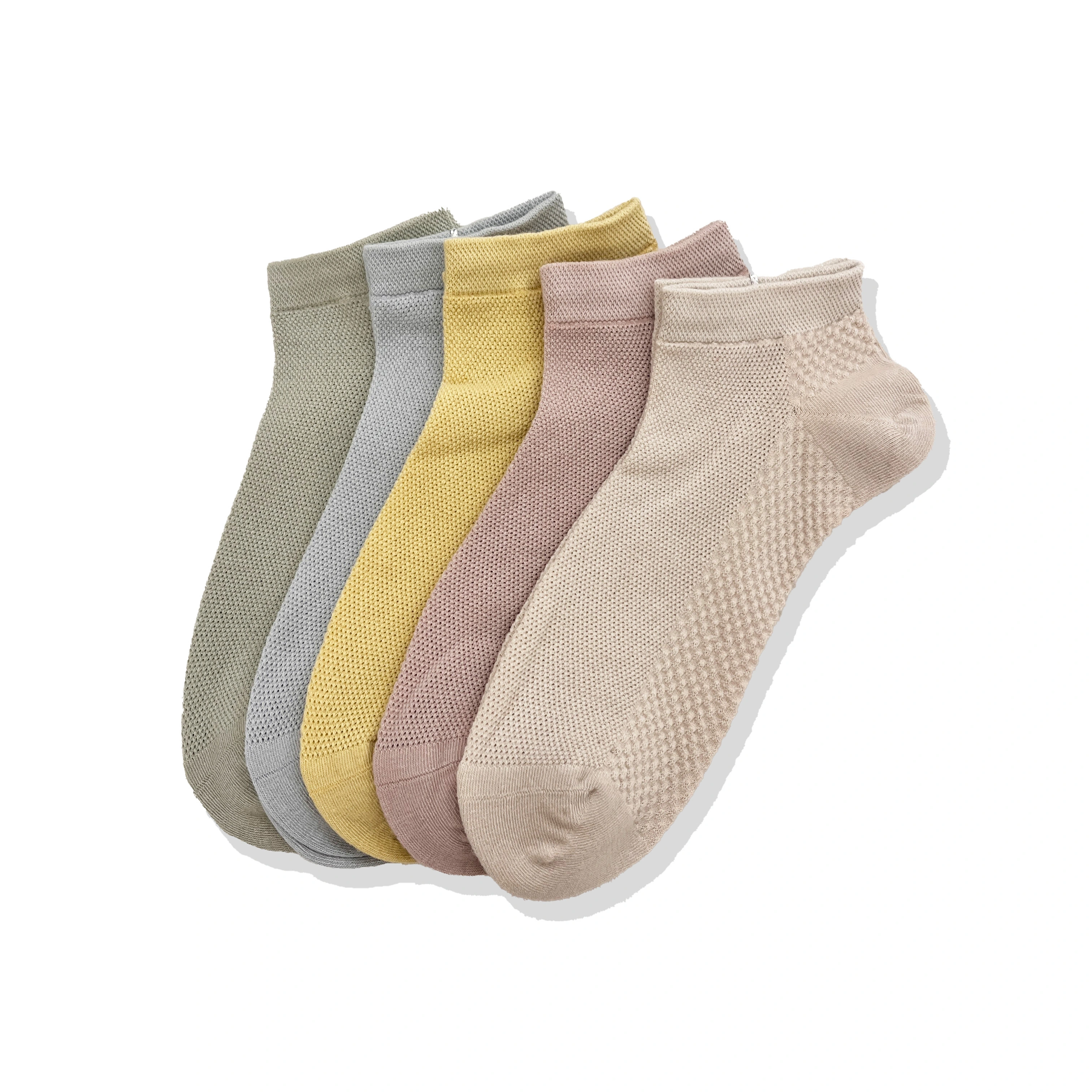 Seamless Scented Women's Low Show Knitting Socks - Breathable Design HY-W-046 1