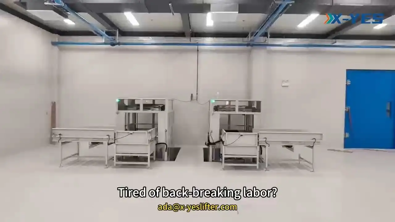 X-YES Boosting Productivity Vertical Lift Conveyor Manufacturers Vertical Lift Conveyor Vertical Reciprocating Conveyor 1