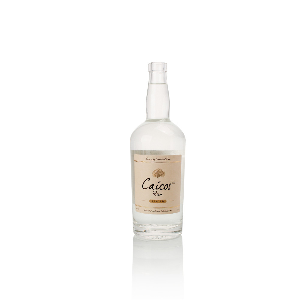 750ml Extra-Flint Whiskey Glass Label Finish 2