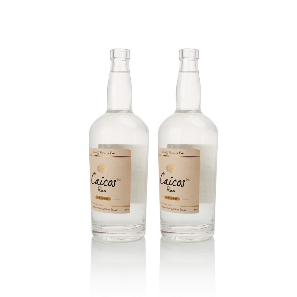 750ml Extra-Flint Whiskey Glass Label Finish 1