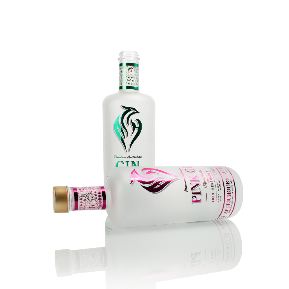 750ml Extra-flint Spirits Bottle With Decal Decoration 2