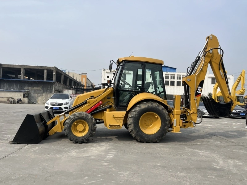 Nagamit na CAT 420F Backhoe Loader Construction Equipment Mababang Presyo 1