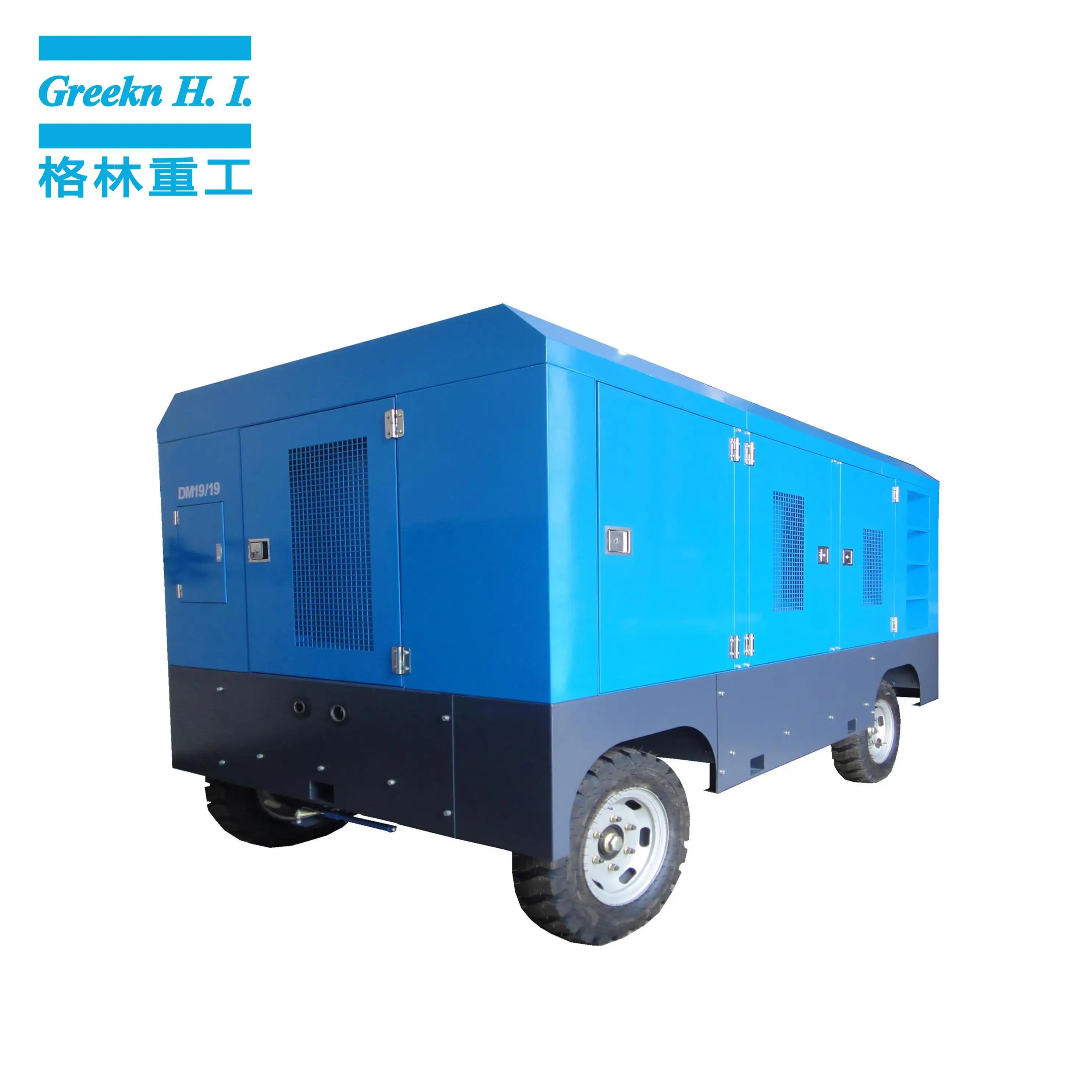 Mobile Air Compressor DM Series Diesel Engine Mobile Rotary Screw Air Compressor Wholesale - Greeknhi Screw Air Compressor 2