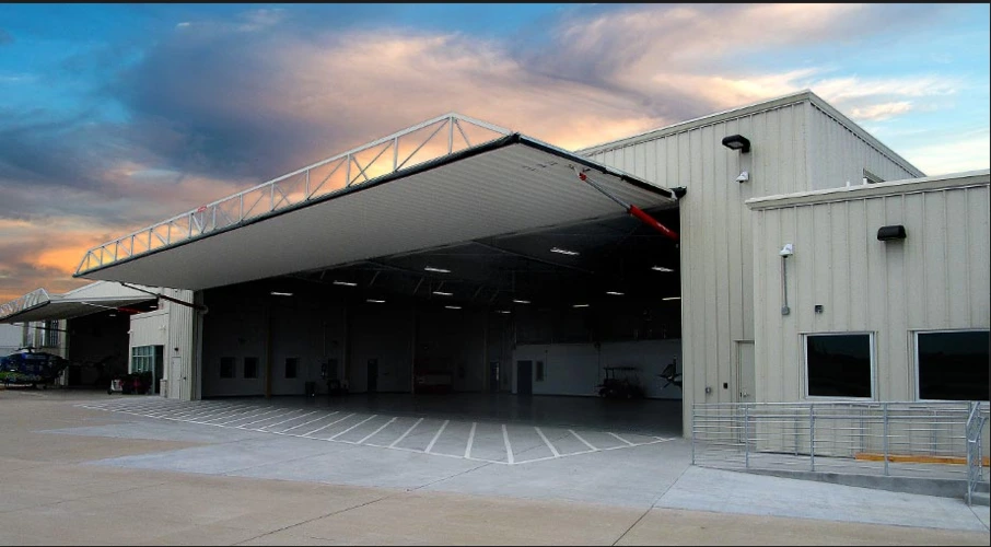 2025 Hanger Warehouse For Airplane Project , Steel Structure Hangar Warehouse , Airplane Hanger Prefabricated Steel Structure 1