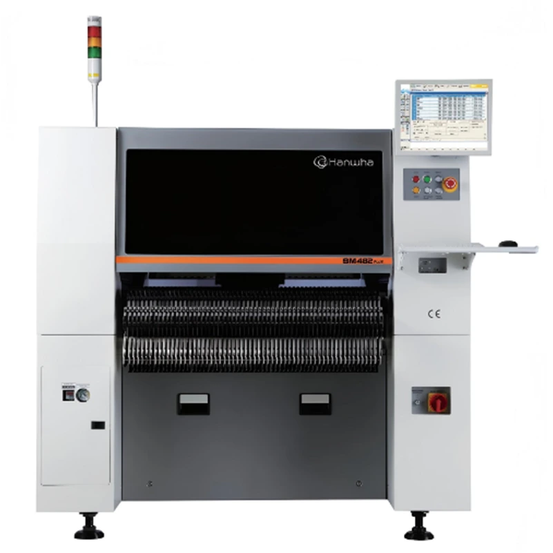 Hanwha SM482 PLUS SMT Pick-and-Place Machine – High-Speed, Multi-Functional PCB Assembly 1
