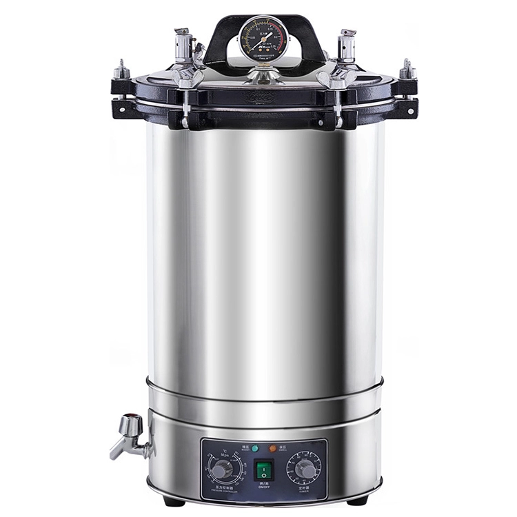 18L/ 24L/ 30L Portable Autoclave Sterilizer With Temperature and Time Control | INNORKOM 1