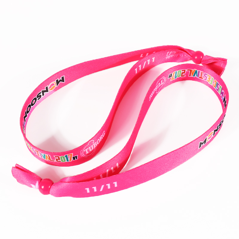 Custom Disposable Wristbands Manufacturer Fabric Wrist Strap 4