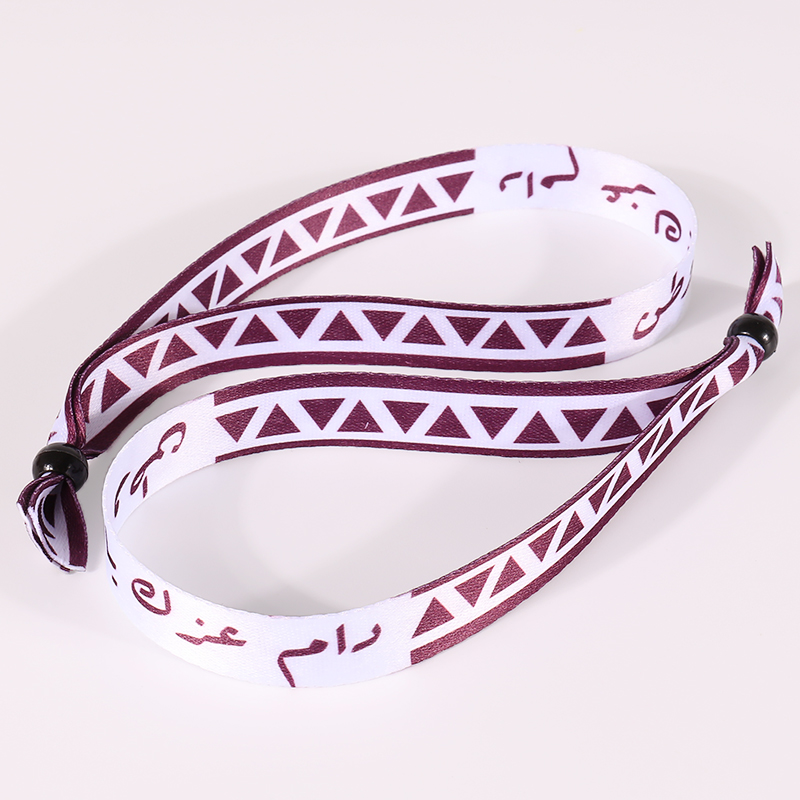 Custom Disposable Wristbands Manufacturer Fabric Wrist Strap 2