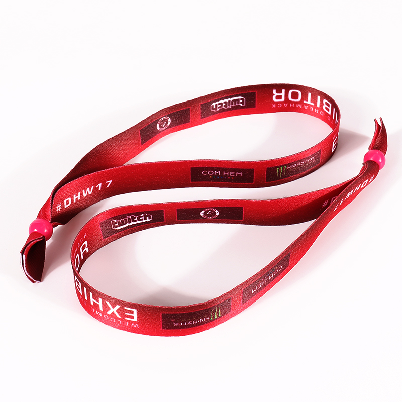 Custom Disposable Wristbands Manufacturer Fabric Wrist Strap 6