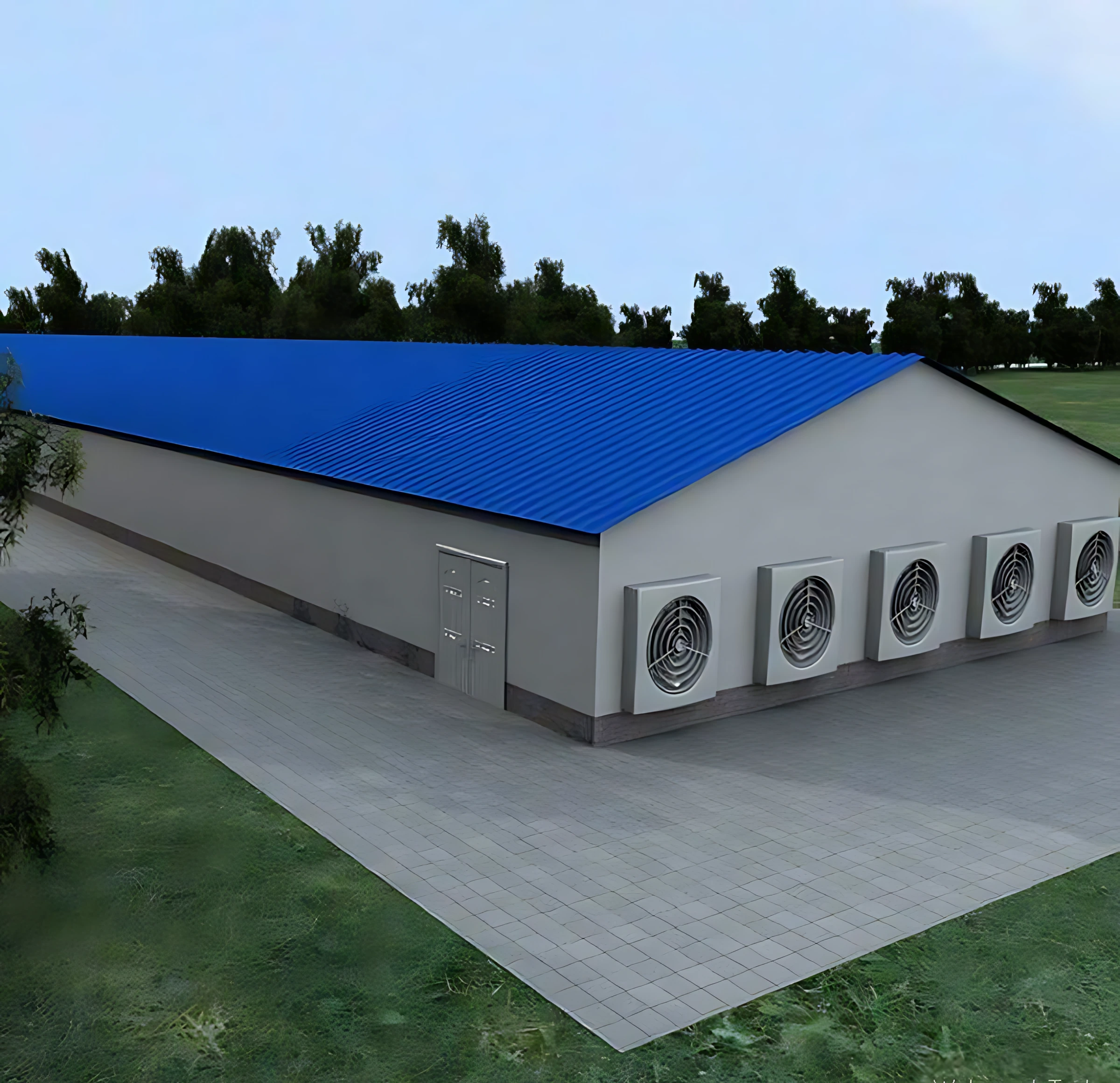 LJ Steel Metal Frame Structure Prefab Prefabricated Chicken House Poultry House Structure Farm Shed 1
