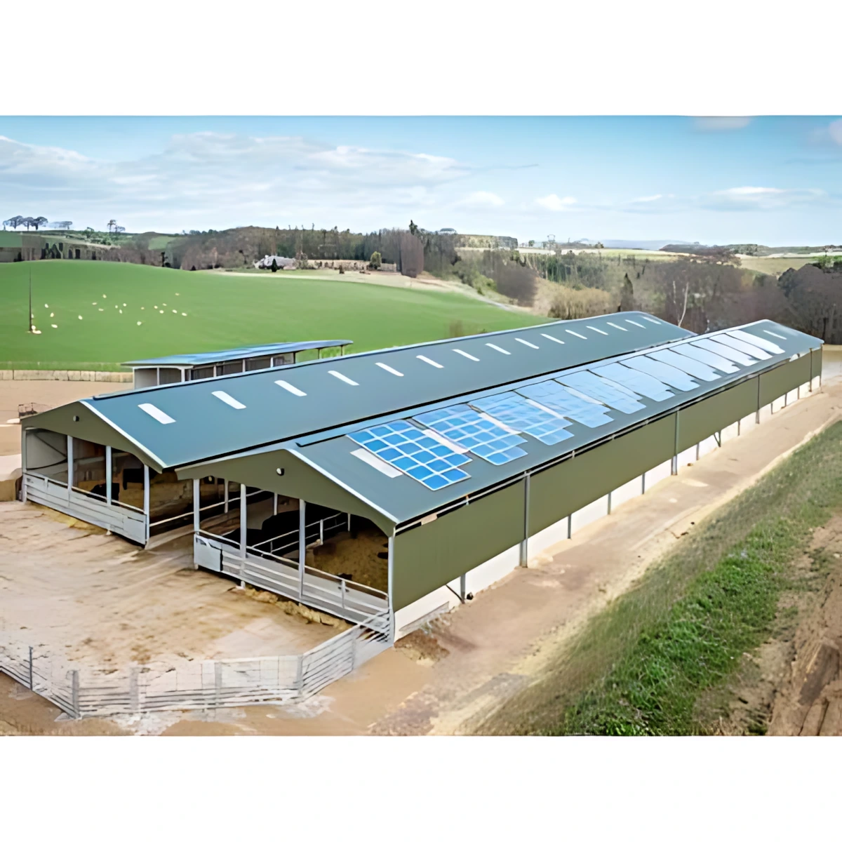 Prefabricated Buildings Light Weight Steel Structure Chicken House Poultry Farm Shed Warehouse Building 1
