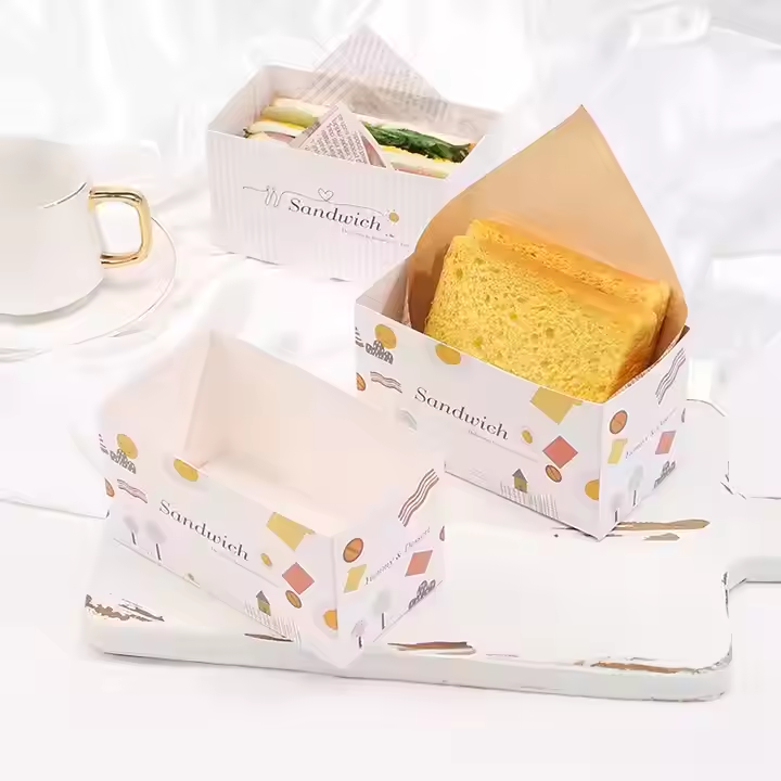 Recyclable  Customizable Packaging: Hamburger Boxes, Pizza Containers  Dessert Cake Boxes 4