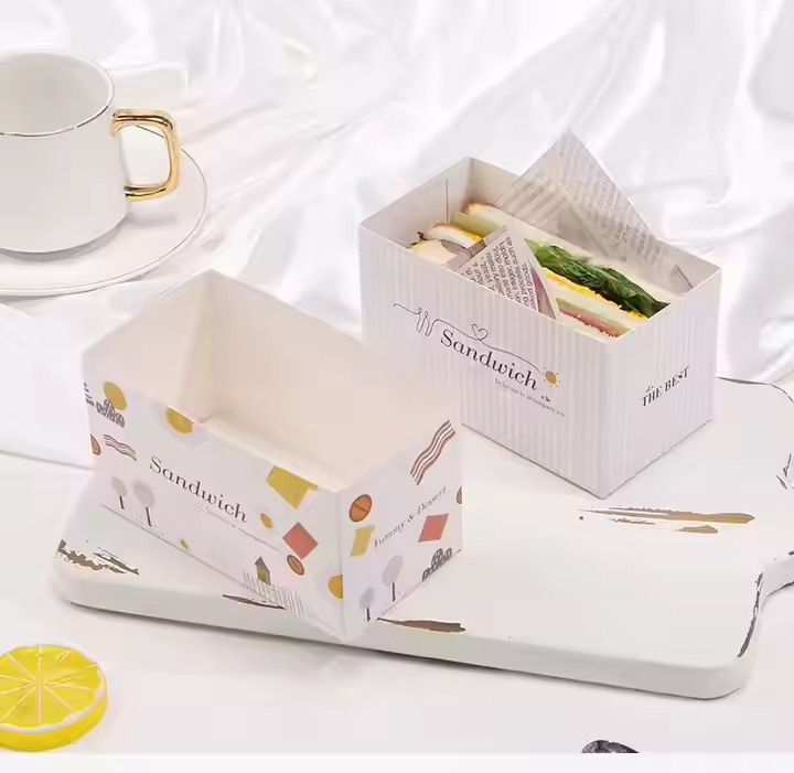 Recyclable  Customizable Packaging: Hamburger Boxes, Pizza Containers  Dessert Cake Boxes 3
