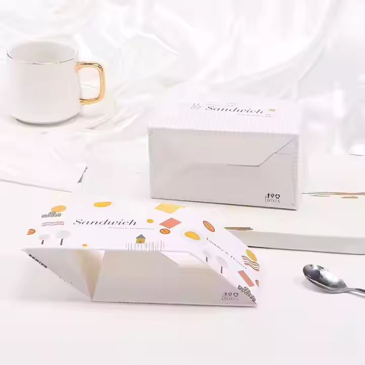 Recyclable  Customizable Packaging: Hamburger Boxes, Pizza Containers  Dessert Cake Boxes 5