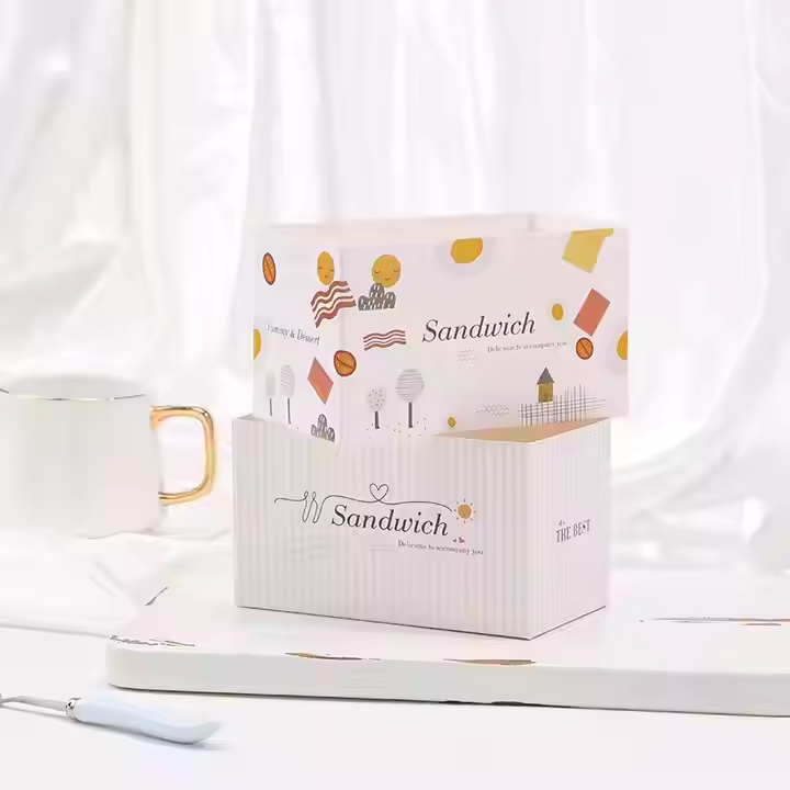 Recyclable  Customizable Packaging: Hamburger Boxes, Pizza Containers  Dessert Cake Boxes 6