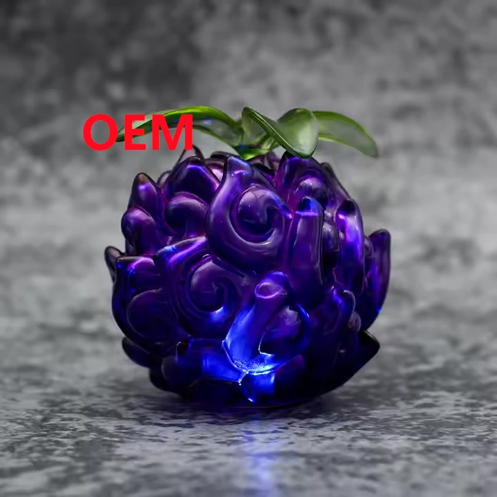Custom Fruit Glow PVC Action Figure Collection Model Toy for Gifts OEM Factory 1
