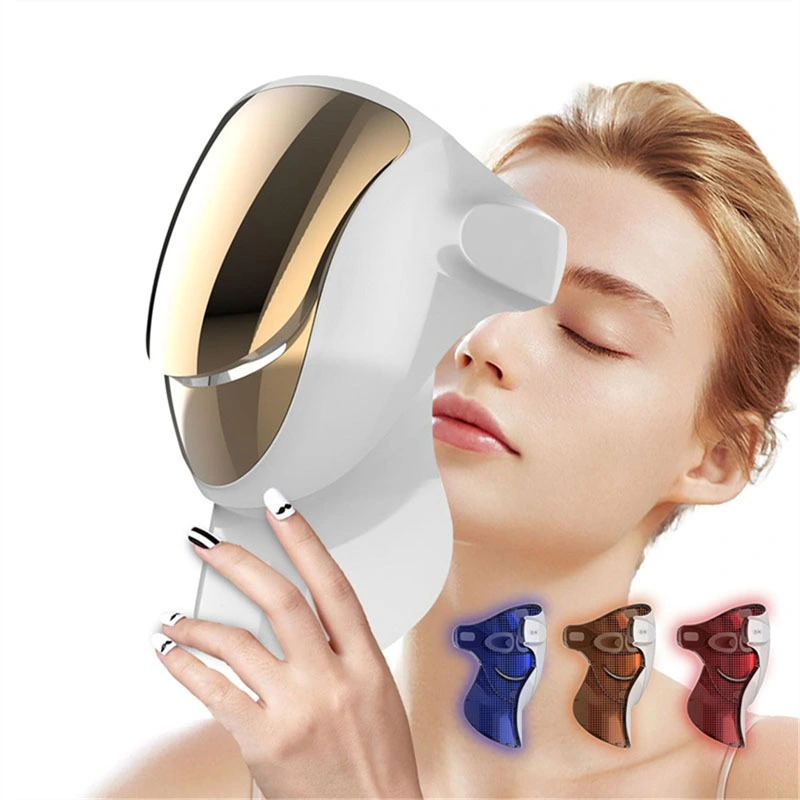 ABS Hard Shell 3D LED Face Mask Light Therapy and Neck DM22 1
