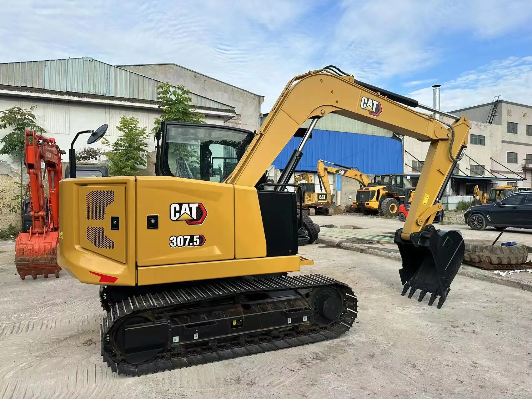 2024 CAT 307.5 7.5 тонн гусеничный экскаватор б/у 307D 308E2 подержанный экскаватор 1