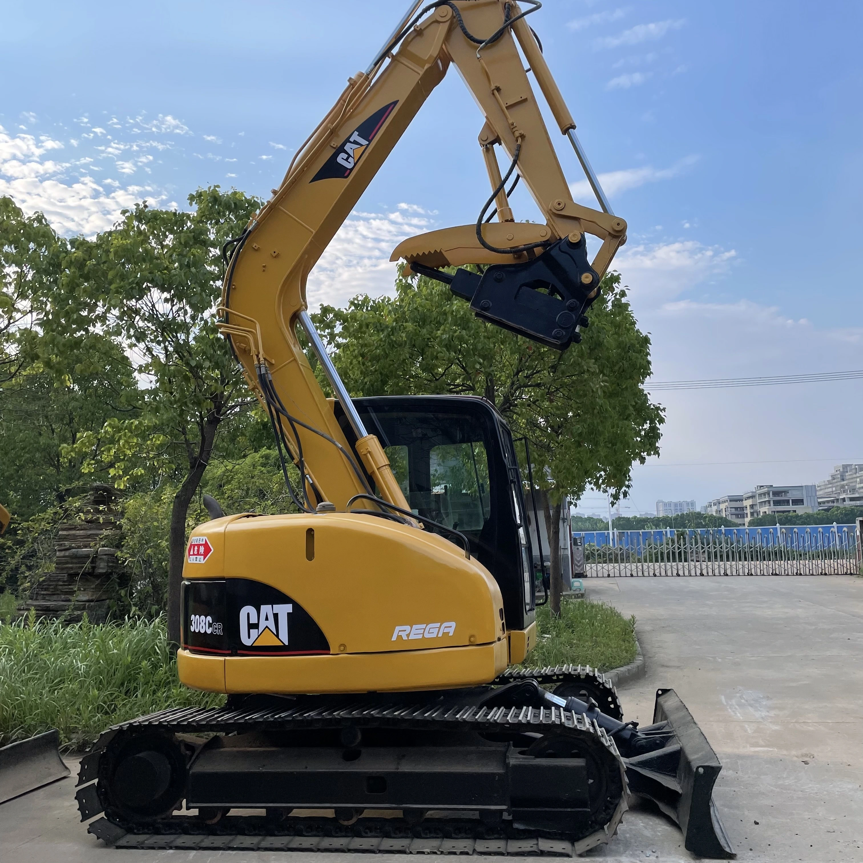 Escavatore CAT 308C usato del 2010, escavatore idraulico di seconda mano da 8 tonnellate, consegna globale 1
