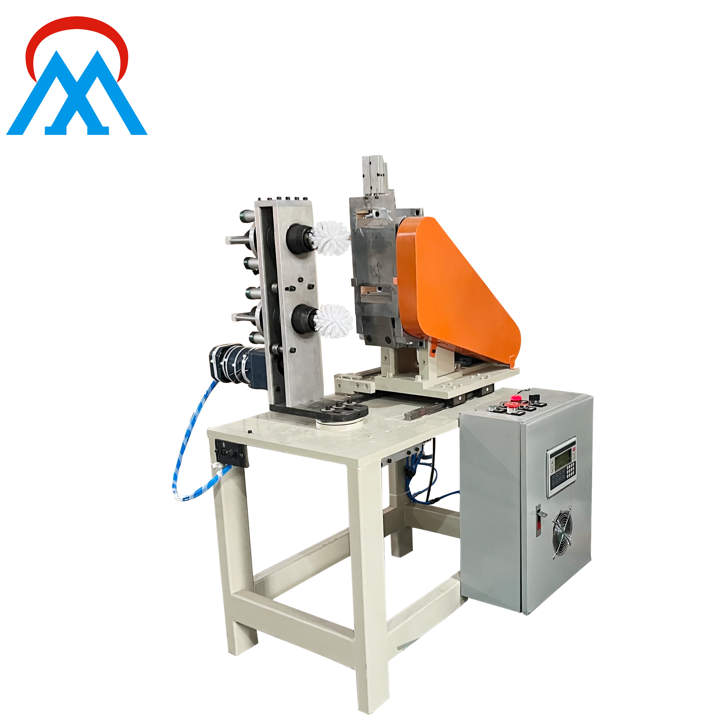 Máquina semiautomática para recortar cepillos esféricos 1