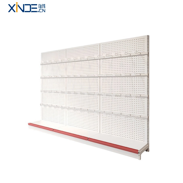 أنظمة XINDE الحديثة لجدران اللوحات الخلفية لتسويق السلع في السوبر ماركت 1