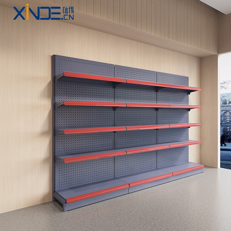 XINDE Innovative Designs for Durable Iron Supermarket Shelves 6