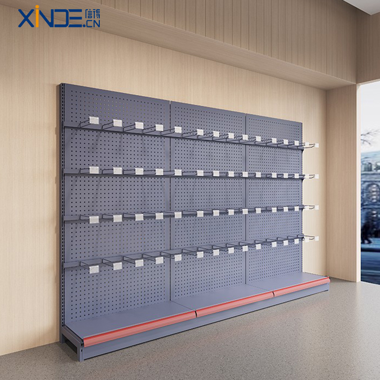 XINDE Innovative Designs for Durable Iron Supermarket Shelves 4
