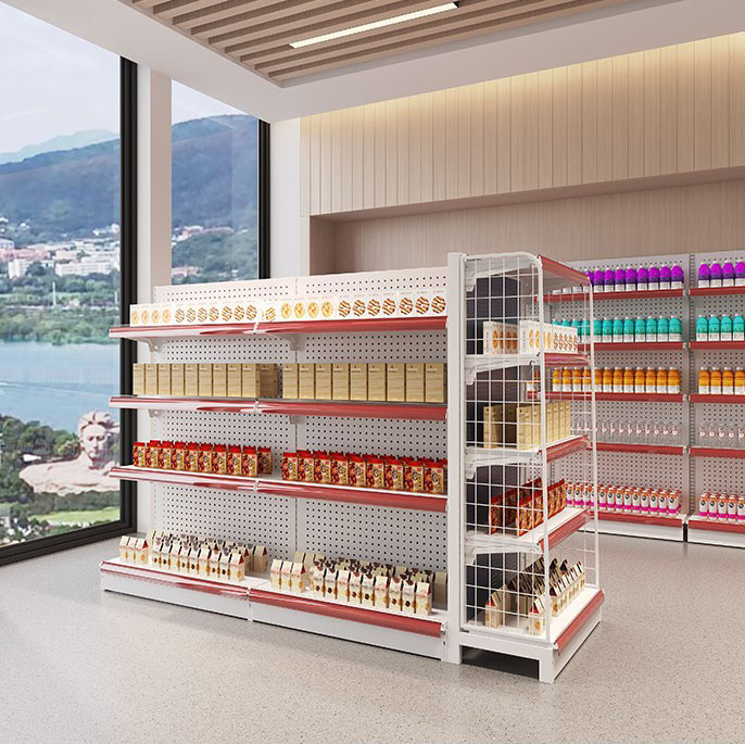 XINDE Innovative Designs for Durable Iron Supermarket Shelves 2