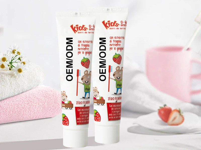 Fruit Strawberry Children's Cleaning Toothpaste 4