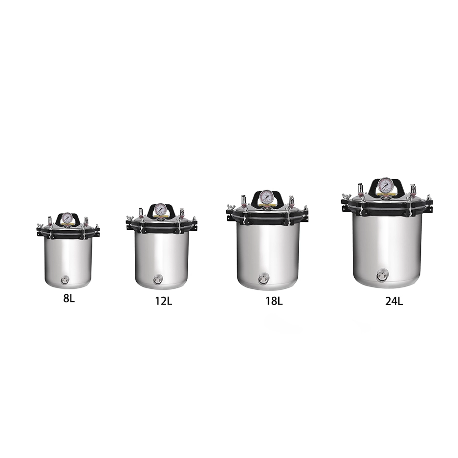 8L/12L/18L/24L Portable Pressure Steam Sterilizer Autoclave Coal and Electricity Heating Mode | INNORKOM 1