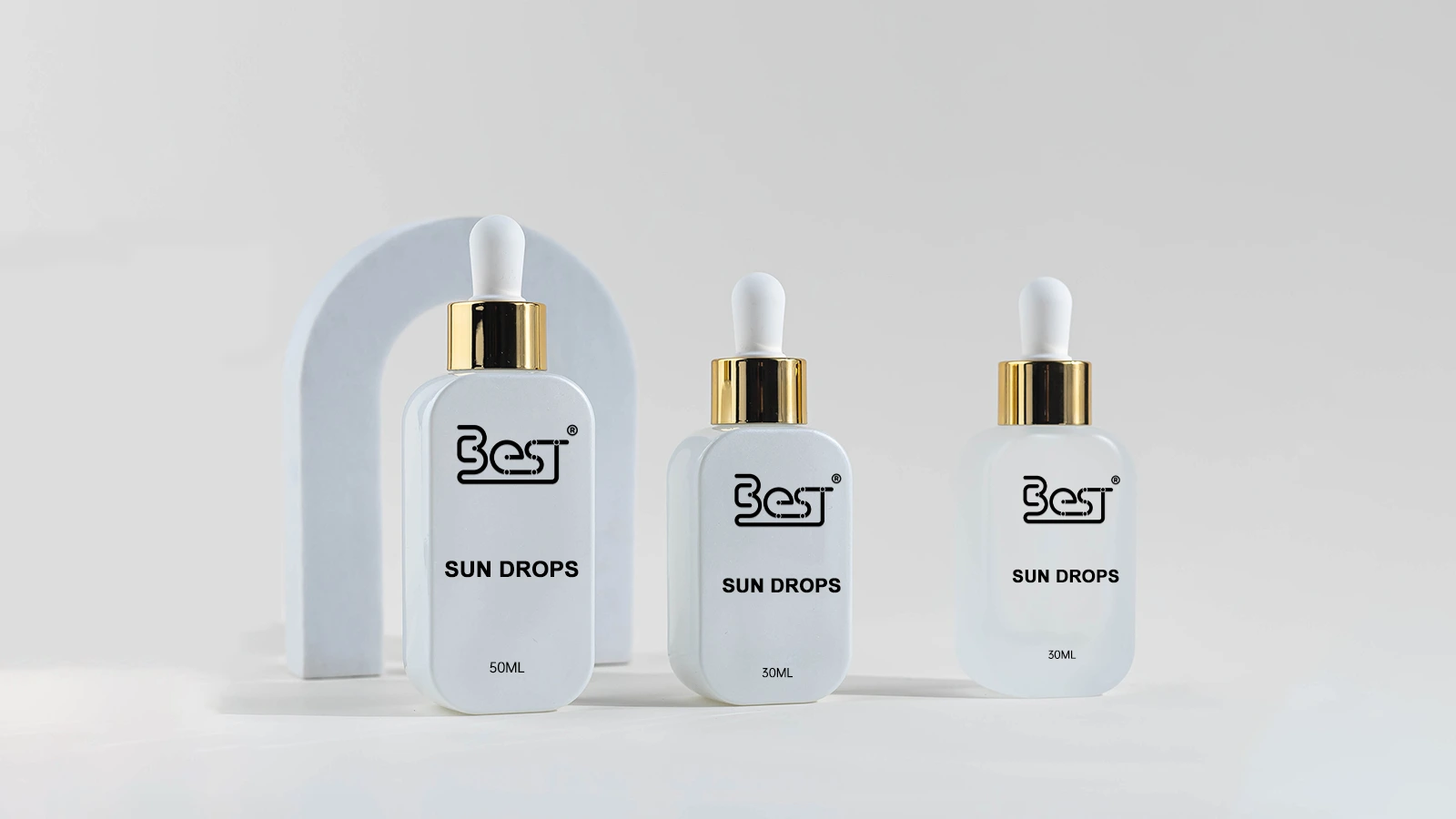 30-50ml Matte Frosted Glass Set | Air-Tight Cream Jar & Lotion Pump Bottle for Serums, Moisturizers & Skincare BEST-311390 1