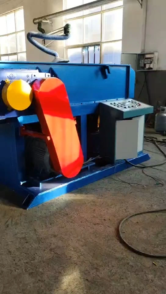 Single shaft shredder for block material with Efficient shredding 1