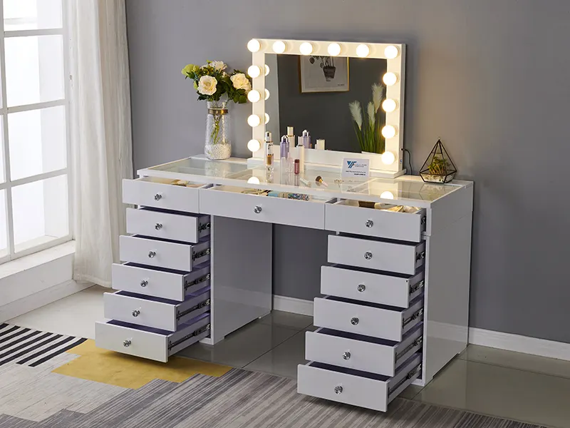 Wooden Dressing Table with Storage Bedroom Furniture Wholesale - Yifan Furniture 3