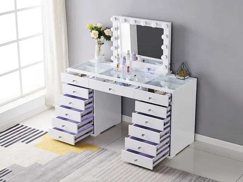 Wooden Dressing Table with Storage Bedroom Furniture Wholesale - Yifan Furniture 6
