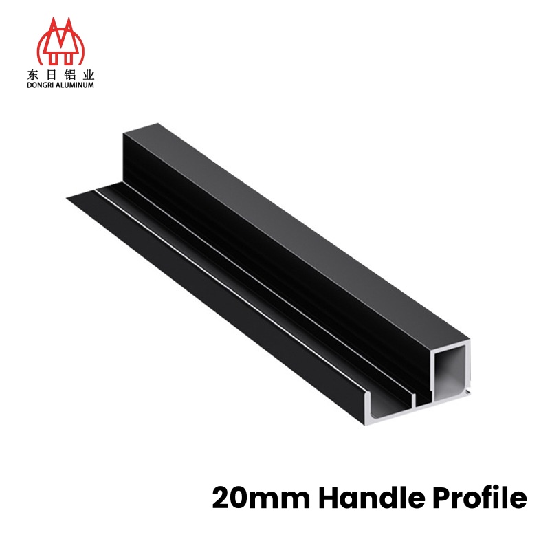 Factory Direct Sale Wine Cabinet Glass Door Frame Material 20mm Aluminum Profile 2