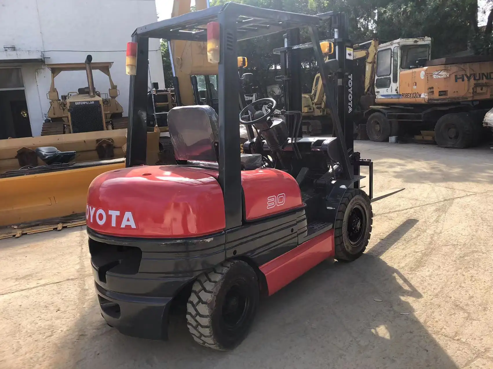 2nd Hand Construction Equipment Used Toyota Forklift by Junwei Machinery 7