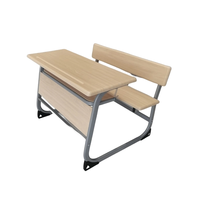 New Design Double Student Desk Bench for Classroom School Sets Student Furniture Classroom Table 1