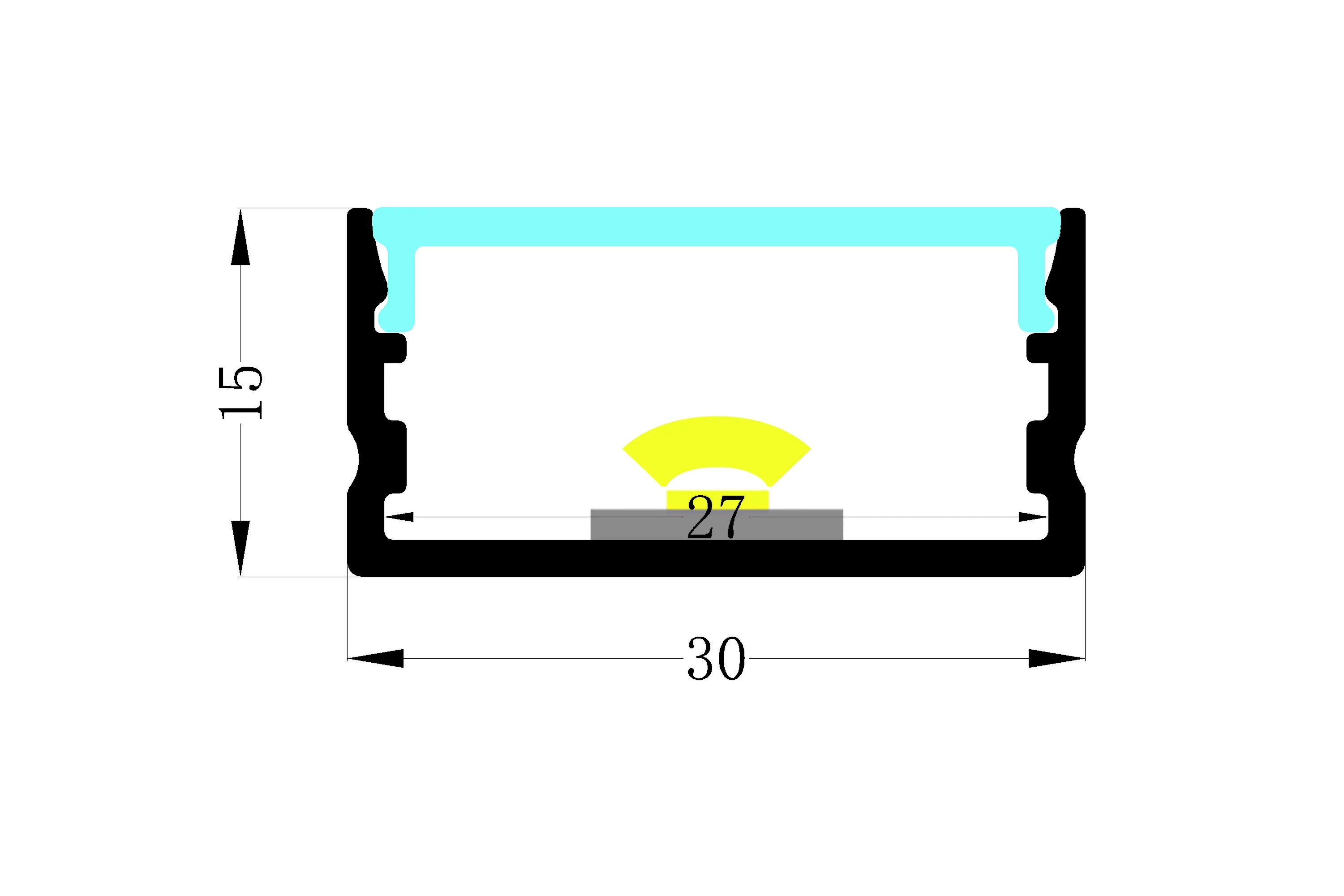 Linear Fluorescent Fixture - for Military Camp - DHT-ECO-1 6