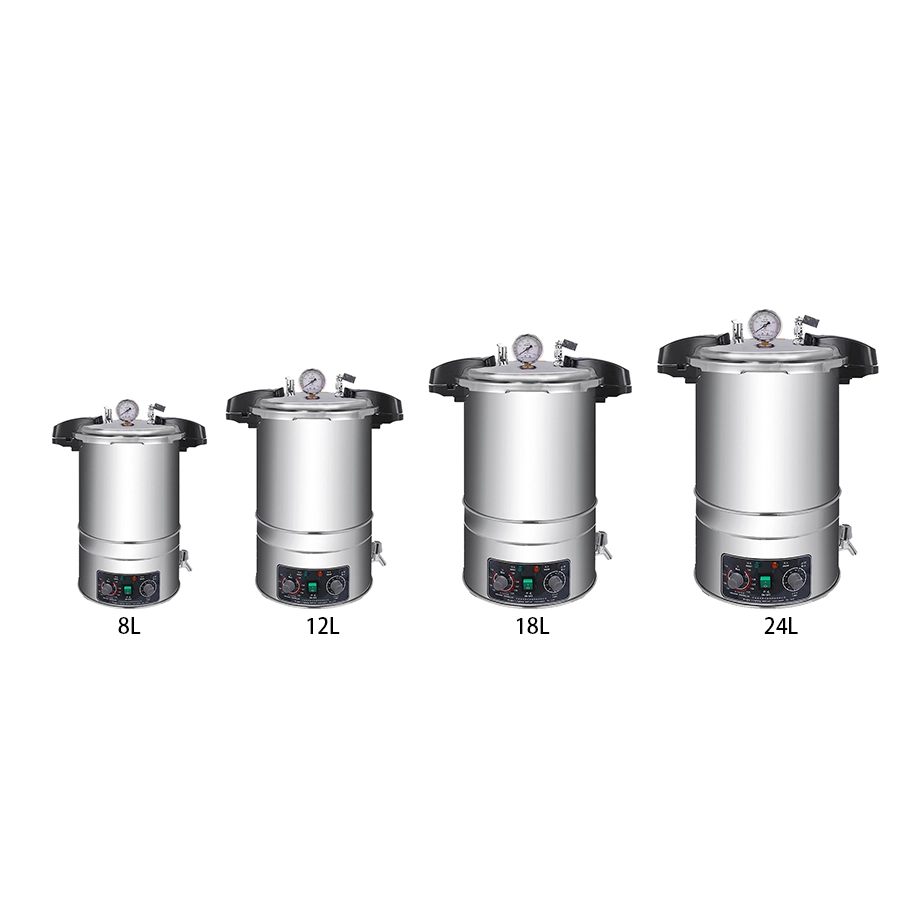 8L/12L/18L/24L Portable Pressure Steam Temperature Control Adjustment | INNORKOM 1