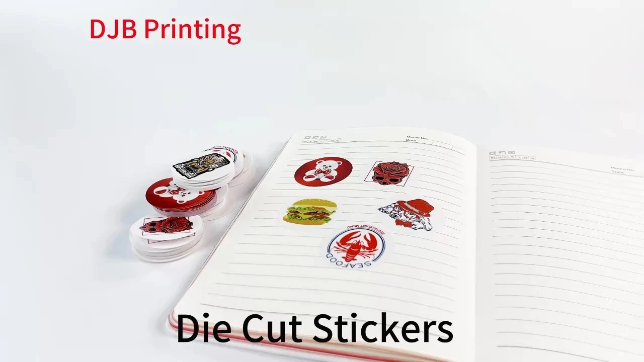 Customized Cute stickers with PVC, CMYK, Spot Color Printing and Full Color Printing 1