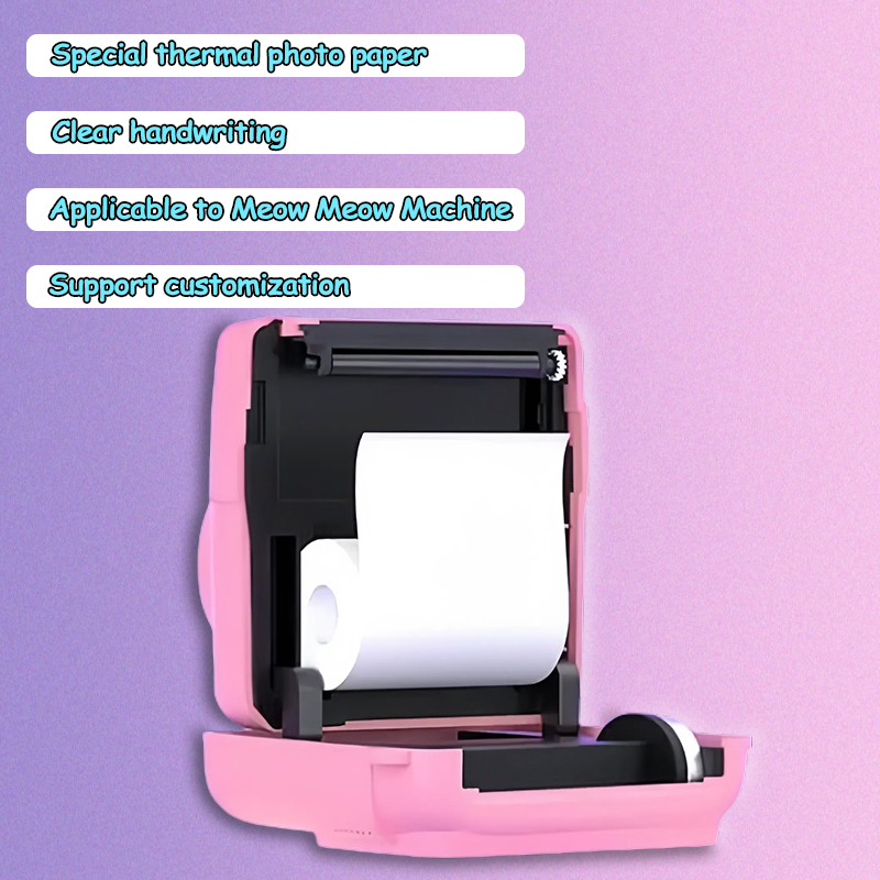 Strength Factory Thermal Paper Roll 57*25mm for Meow Meow Camera - Pack of 10 3