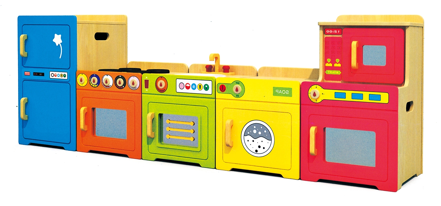 Colorful Kids School Furniture Home Play Cabinet 1