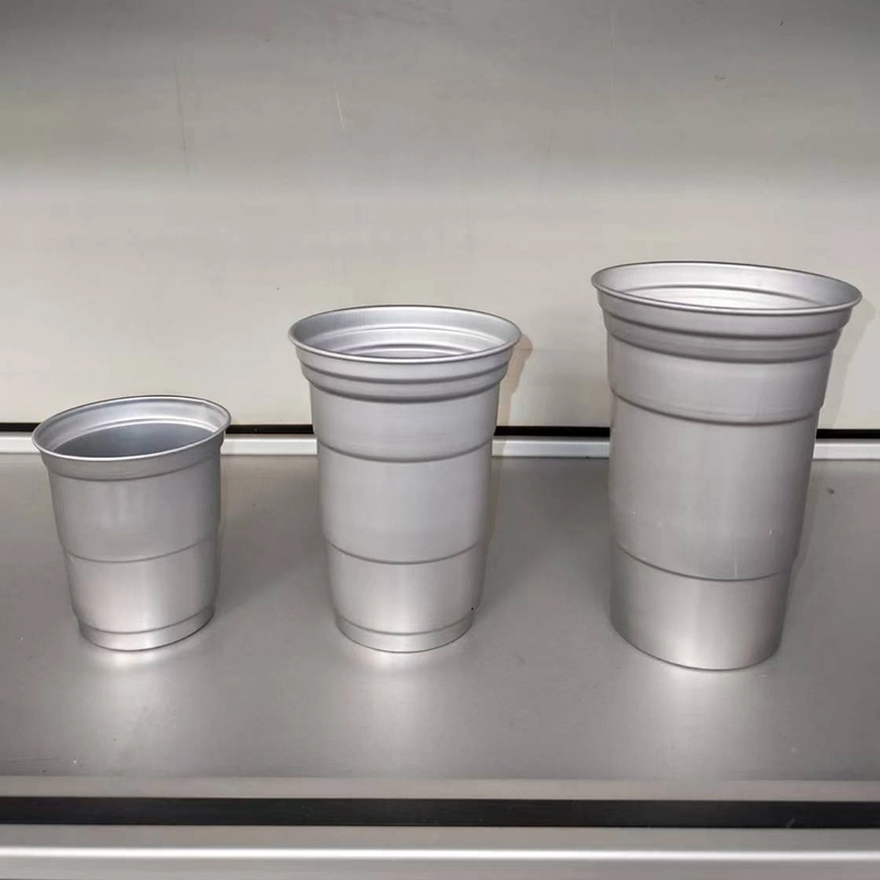 Safeshine 250ml / 450ml / 600ml Återanvändbara ölkoppar i aluminium för utomhuscampingfester 1