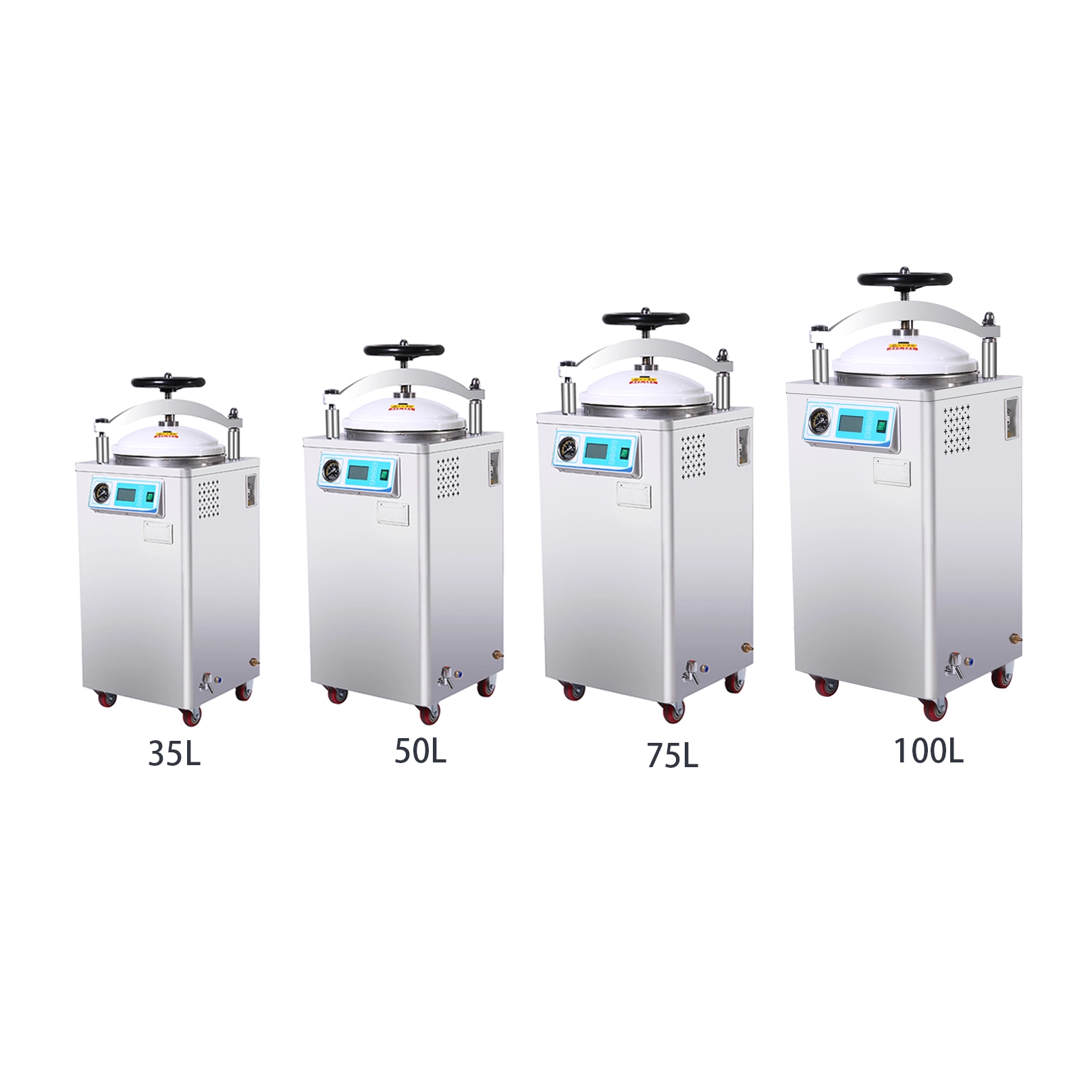 35L/50L/75L/100L Handwheel Translation Type Pressure Steam Sterilizer | INNORKOM 1