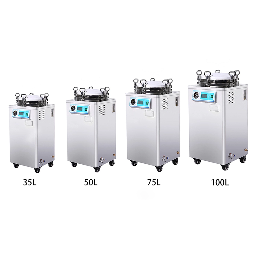 Stérilisateur à vapeur vertical à écran LCD 35 L/50 L/75 L/100 L/120 L/150 L | INNORKOM 1