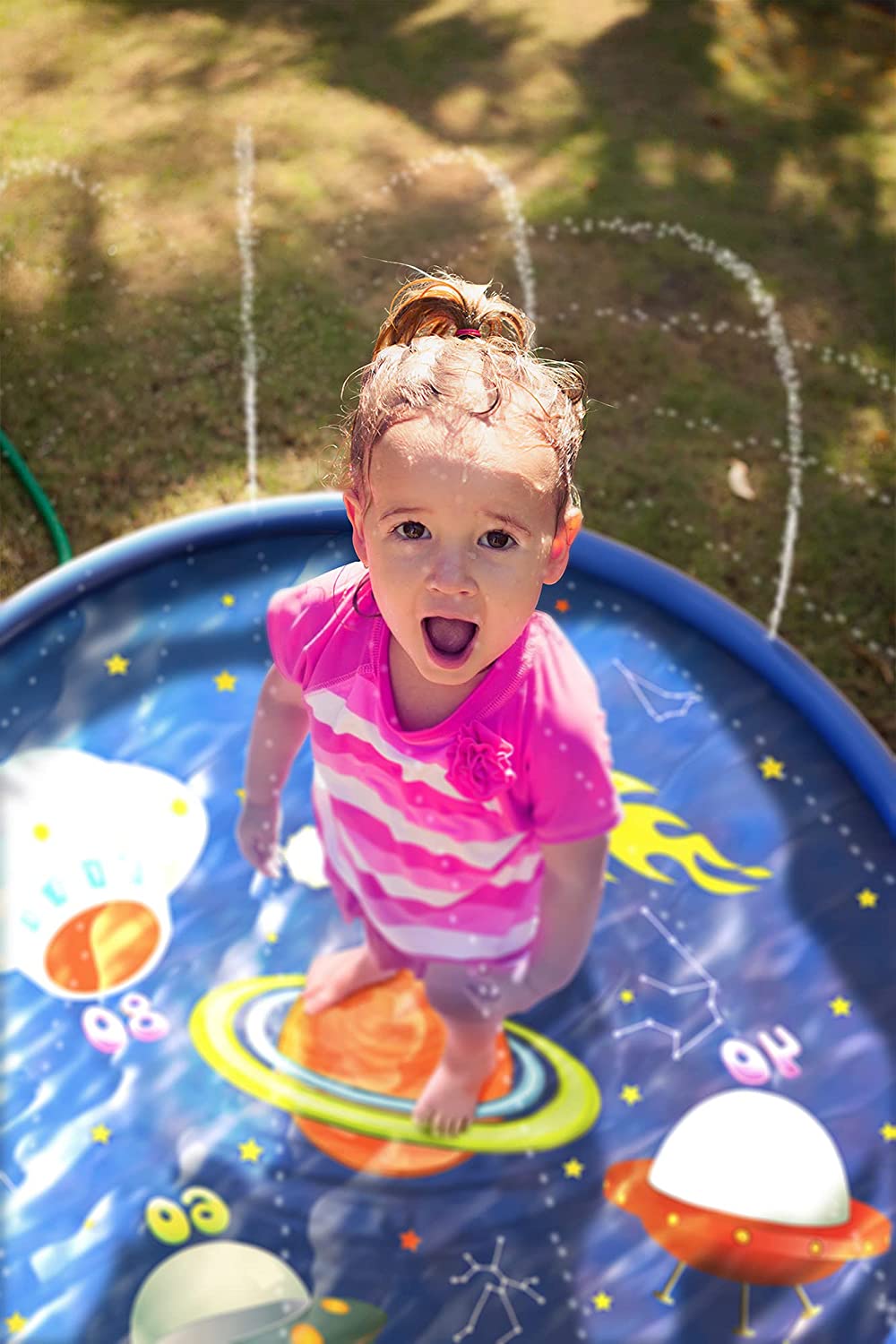 Outdoor Inflatable Water Play Sprinklers Durable Funny Summer Toy Water Mattress for Toddlers and Children 5